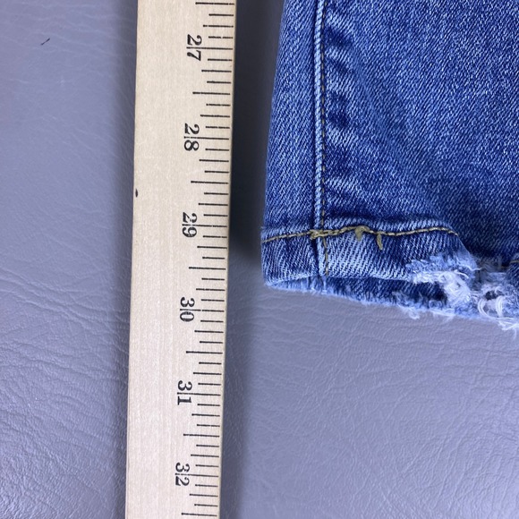 Buckle Black  Skinny Jeans Women's 26 Fit No. 53 Blue Ankle Distressed *Flaw* - Picture 9 of 13